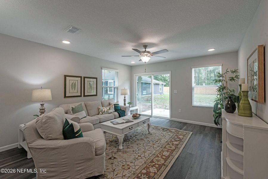 Furnished interior view inside a new home in , Jacksonville (Image 16).