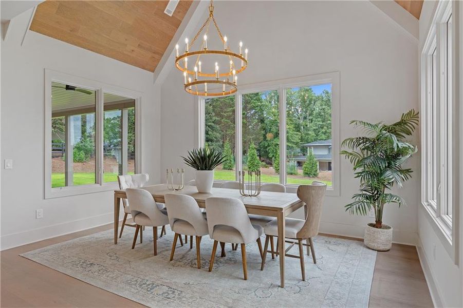 Furnished interior view inside a new home in , Suwanee (Image 41). Furnished interior view inside a new home in , Suwanee (Image 41).