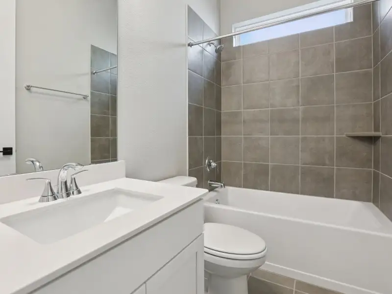 Furnished interior view inside a new home in Katy Grand Village - Luxe Series, Katy (Image 4).