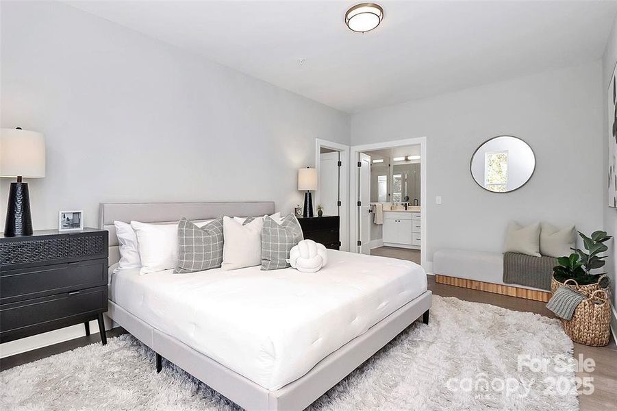 Furnished interior view inside a new home in , Charlotte (Image 13). Furnished interior view inside a new home in , Charlotte (Image 13).