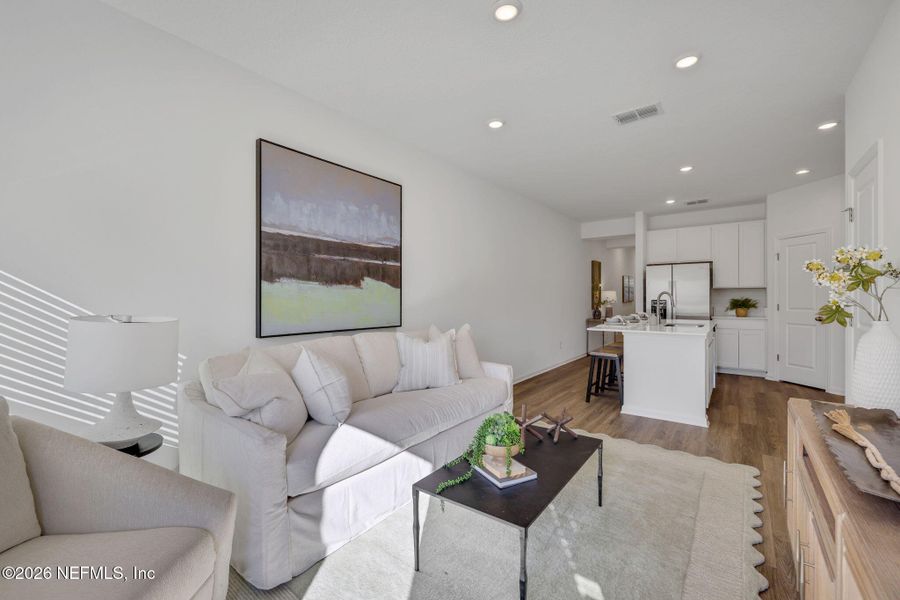 Furnished interior view inside a new home in , Jacksonville (Image 7).
