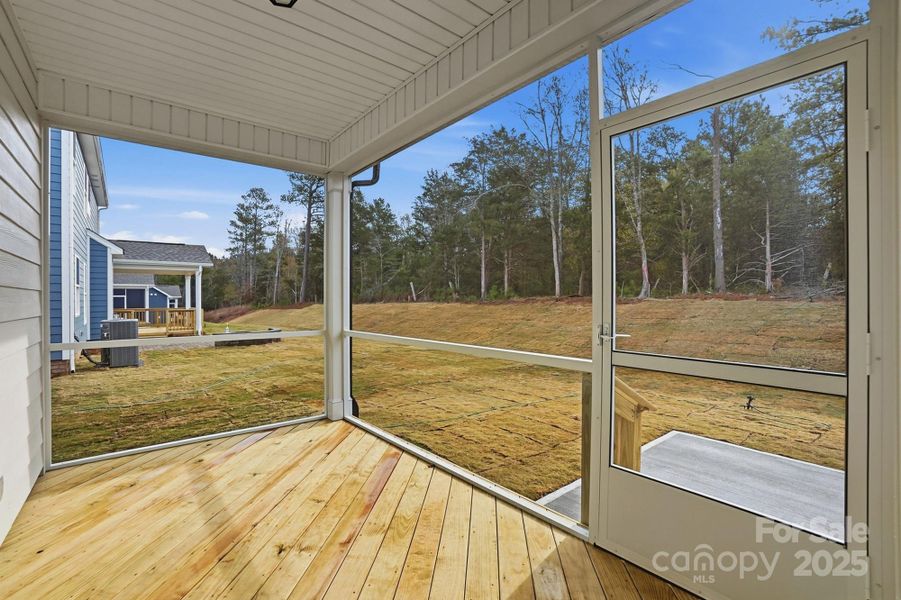 Screened in porch