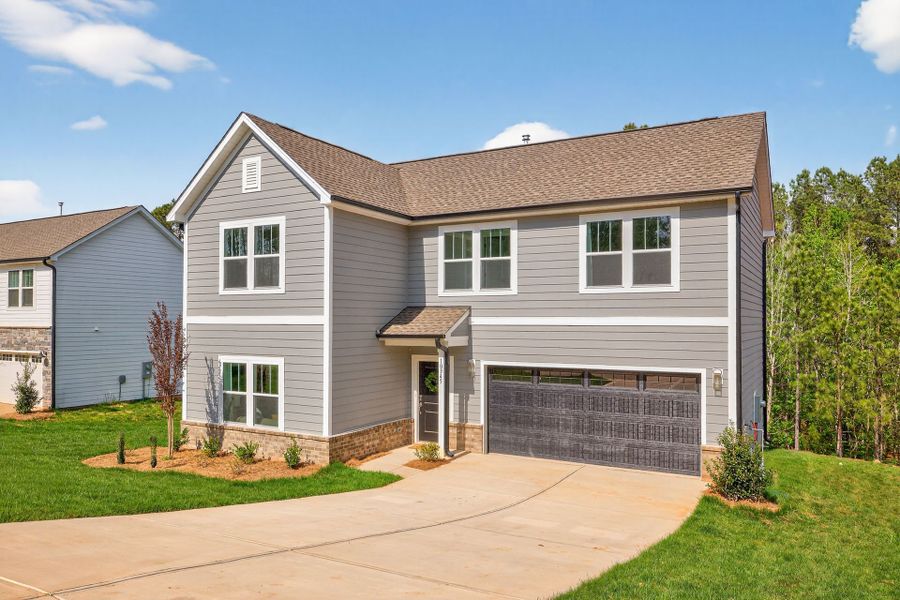 Front exterior of a new home in Edgewater - Lakeview Point, Lancaster, SC, highlighting curb appeal (Image 2).
