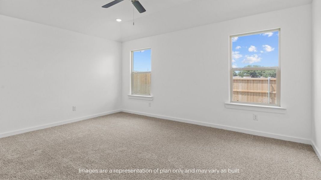 Spacious, unfurnished interior of a new home in Terra Vista, Lubbock (Image 13).