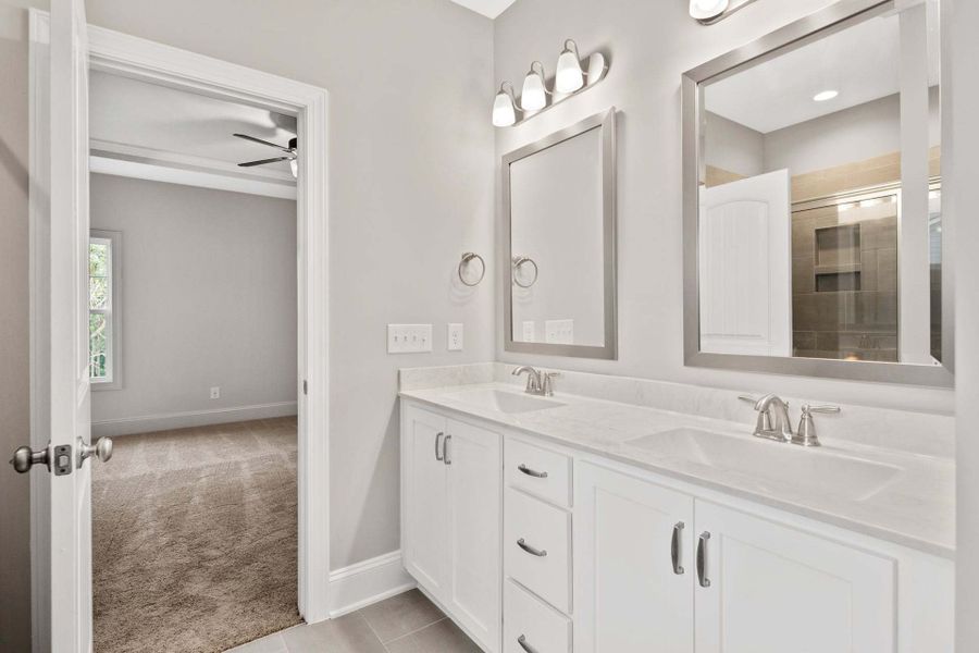 Representative furnished interior of a home built from the Bladen by Caviness & Cates Communities in Maggie Way, Wendell (Image 157).