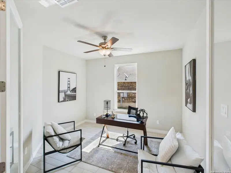Furnished interior view inside a new home in Ladera, San Antonio (Image 7).
