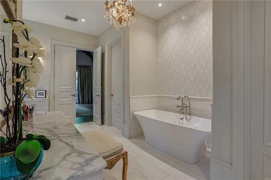 Furnished interior view inside a new home in , Johns Creek (Image 5).