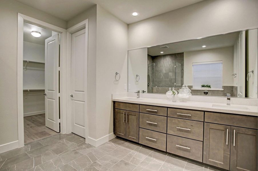 Furnished interior view inside a new home in , Houston (Image 17).