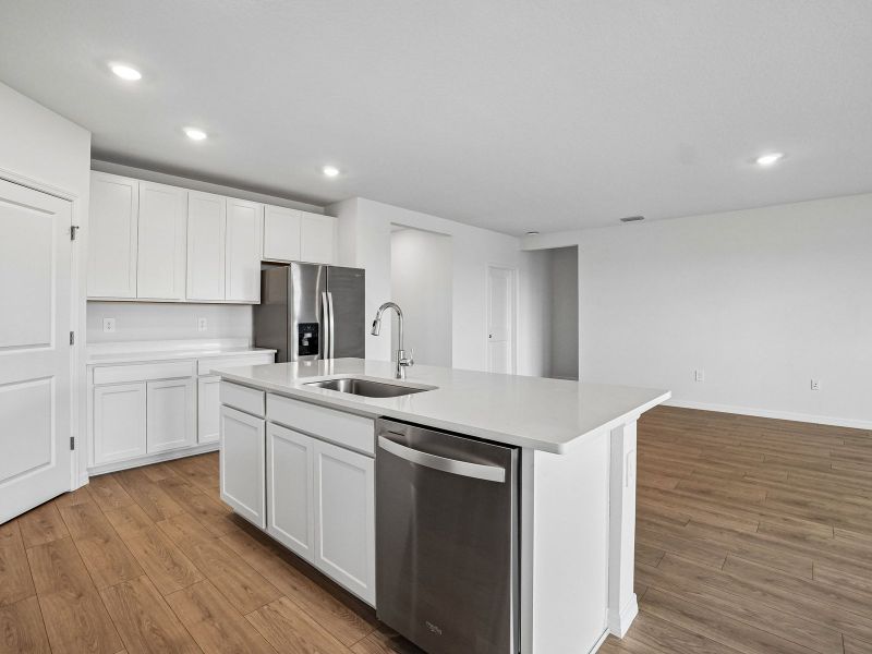 Furnished interior view inside a new home in Pine Ridge Meadows, Hudson (Image 8).
