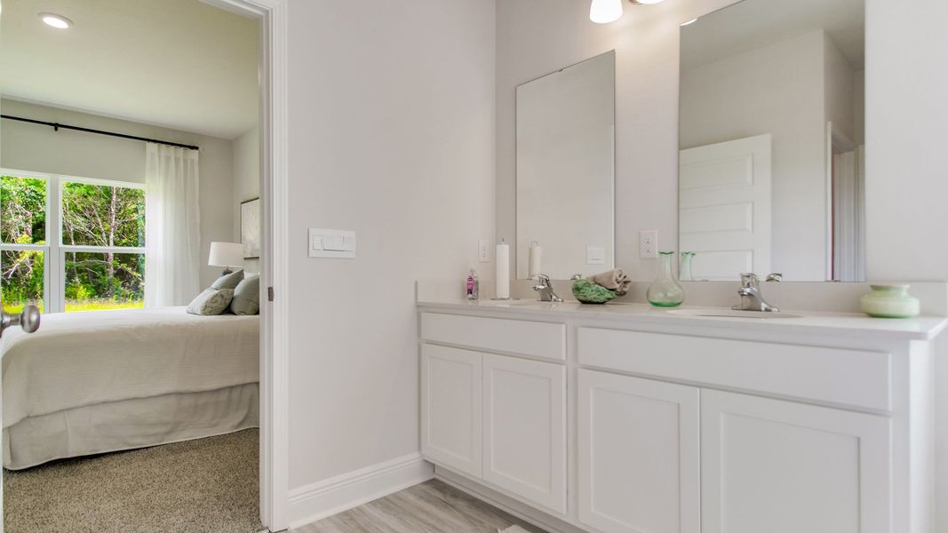 Furnished interior view inside a new home in Ashton Park Phase III, Freeport (Image 21).