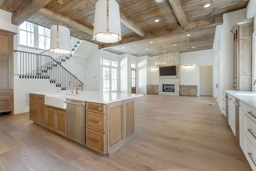 Representative furnished interior of a home built from the Farmington by Riverstone Construction, LLC in River Gorge Ranch, River Gorge Ranch (Image 7).