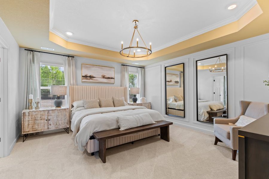 Representative furnished interior of a home built from the The Waverunner by Chesapeake Homes in Coastal Club of the Carolinas, Calabash (Image 28).