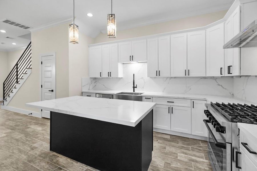 Furnished interior view inside a new home in , Houston (Image 12). Furnished interior view inside a new home in , Houston (Image 12).