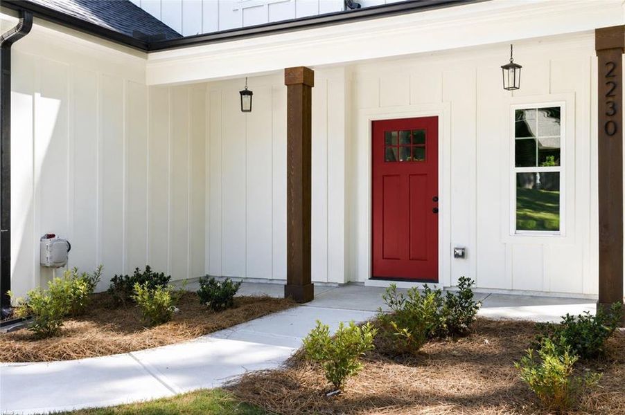 Exterior details and patio area of a home in , Cumming (Image 4). Exterior details and patio area of a home in , Cumming (Image 4).