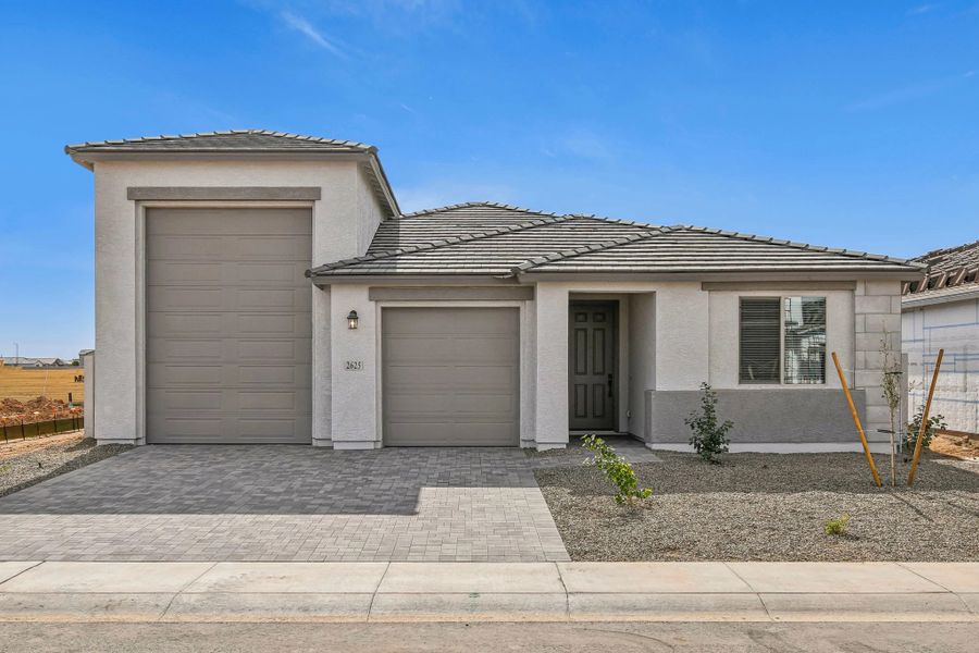 Representative exterior photo of a completed home built from the Ruby RV by Ashton Woods in Rancho Mirage, Maricopa, AZ (Image 13).