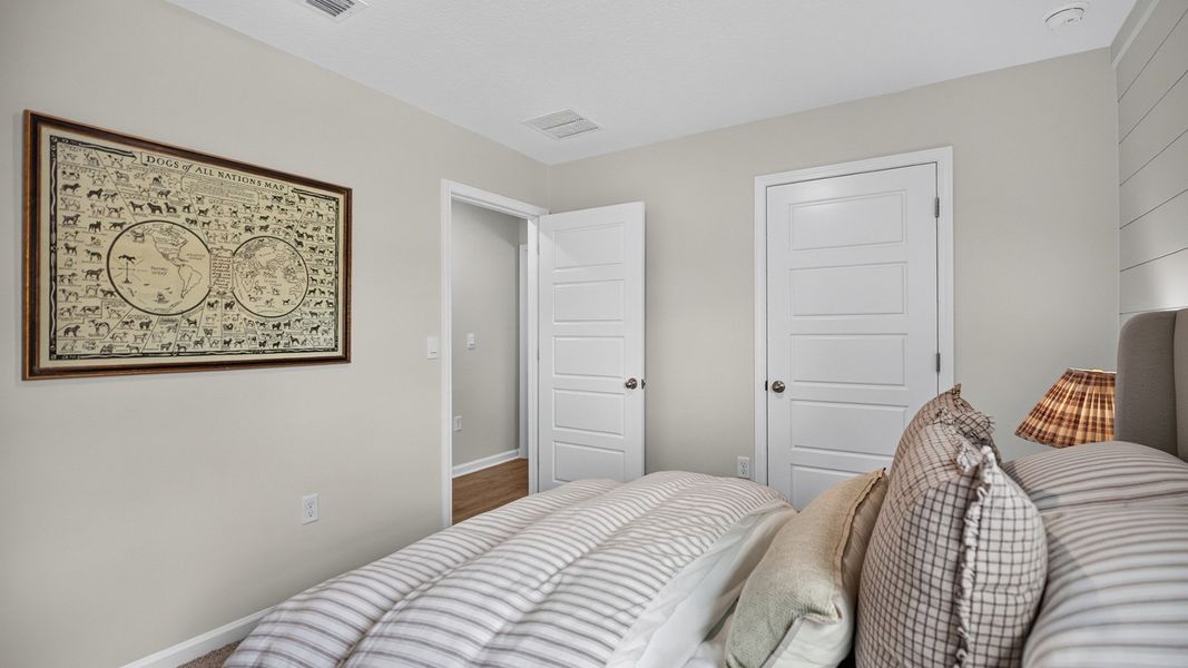 Furnished interior view inside a new home in Liberty Cove, Yulee (Image 24). Furnished interior view inside a new home in Liberty Cove, Yulee (Image 24).