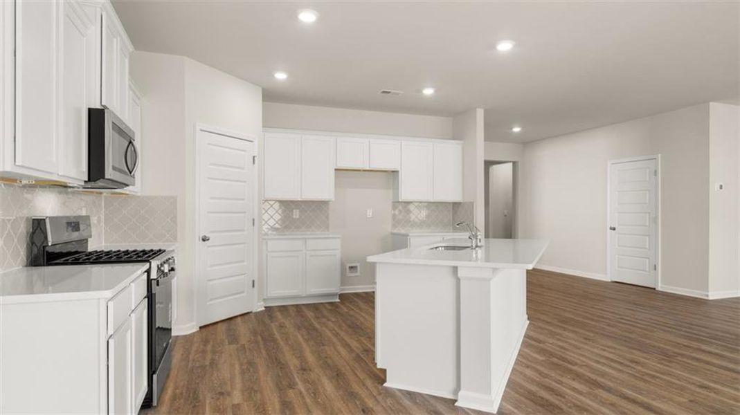 Furnished interior view inside a new home in Preserve at Dove Creek, Statham (Image 19).