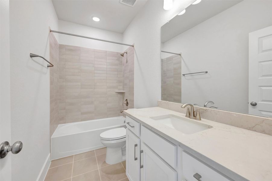 Furnished interior view inside a new home in Elyson - Reserve Collection, Katy (Image 13).