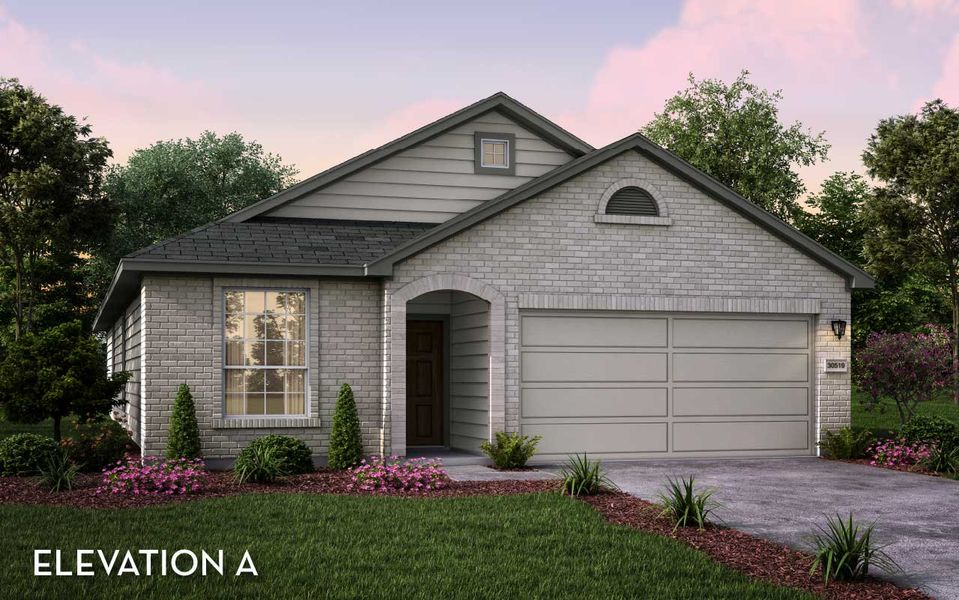 Representative exterior photo of a completed home built from the Sioux by CastleRock Communities in Hughes Landing, Dickinson, TX (Image 1). Representative exterior photo of a completed home built from the Sioux by CastleRock Communities in Hughes Landing, Dickinson, TX (Image 1).