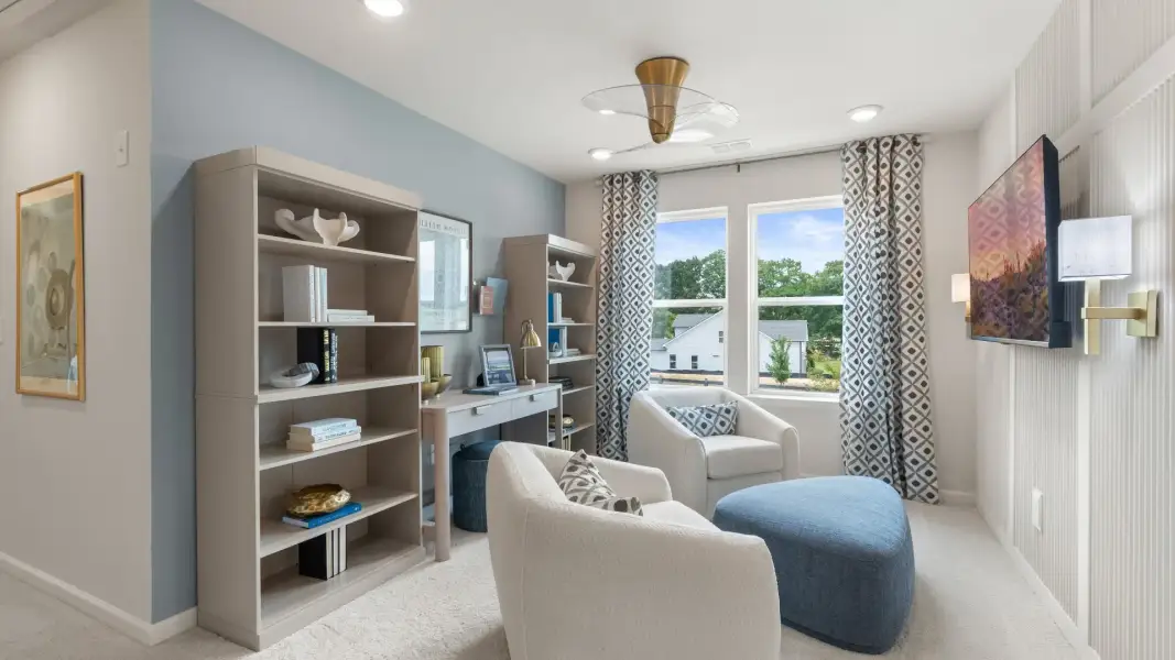 Representative furnished interior of a home built from the Luca by DRB Homes in McAvoy at Eagles Landing, Stockbridge (Image 25).