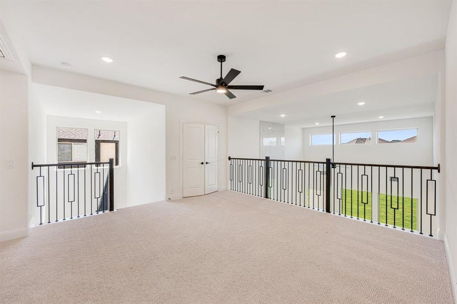 Spacious, unfurnished interior of a new home in Windsong Ranch Classic 61, Prosper (Image 32). Spacious, unfurnished interior of a new home in Windsong Ranch Classic 61, Prosper (Image 32).