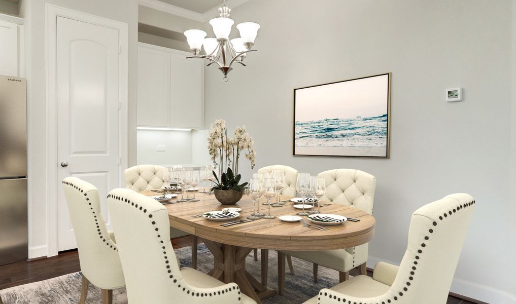 Elegant dining area