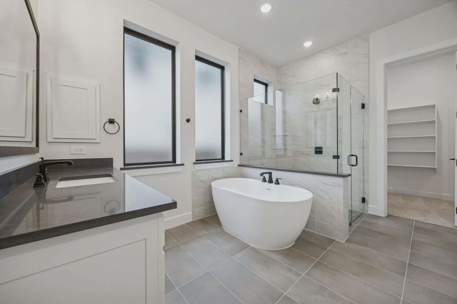 Furnished interior view inside a new home in The Grove Frisco, Frisco (Image 3). Furnished interior view inside a new home in The Grove Frisco, Frisco (Image 3).