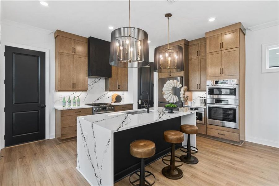 Furnished interior view inside a new home in Waterhaven, Cumming (Image 22).