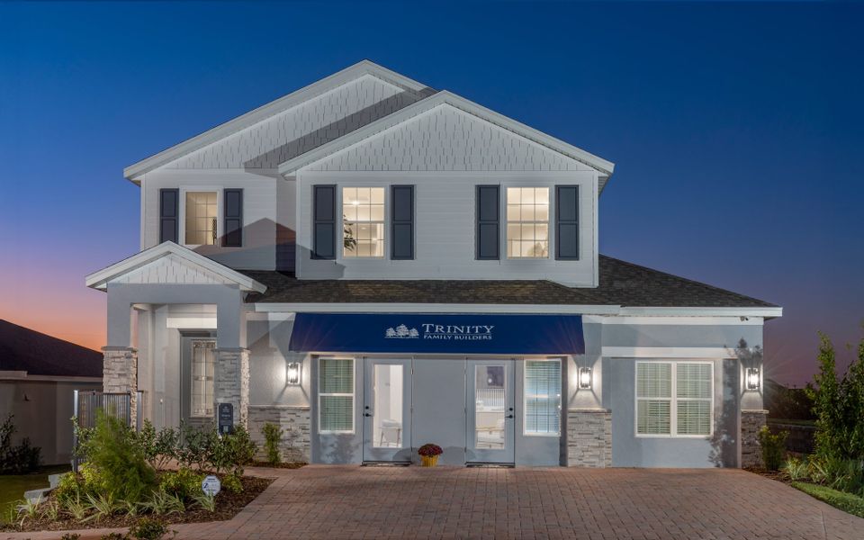 Wekiva 3-Car elevation 3 shown with optional stone Wekiva 3-Car elevation 3 shown with optional stone