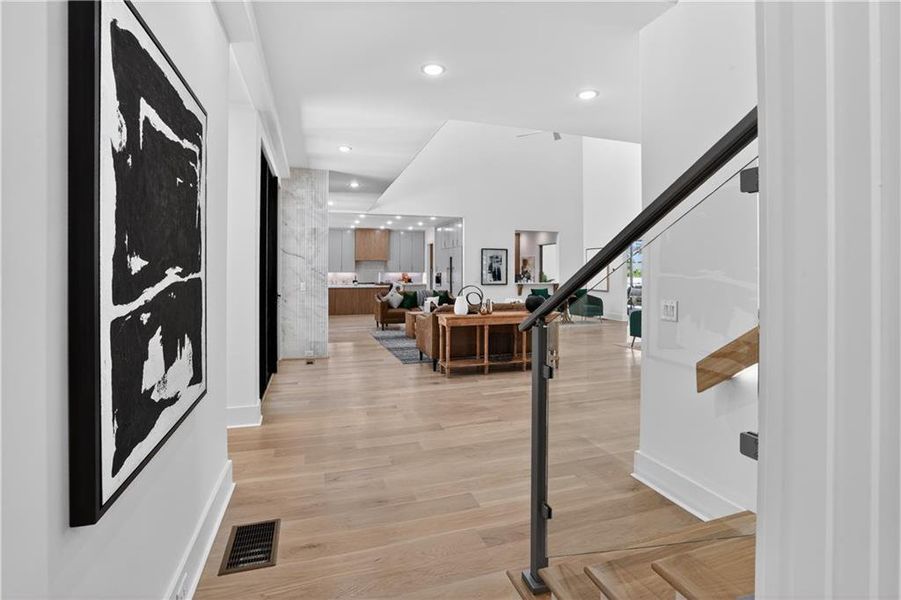 Furnished interior view inside a new home in , Alpharetta (Image 57).