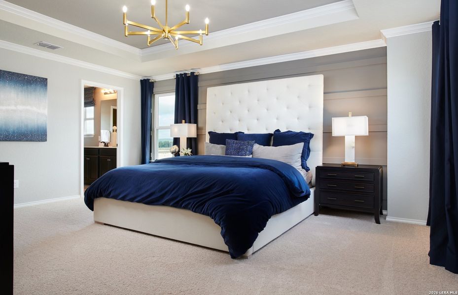 Furnished interior view inside a new home in Davis Ranch, San Antonio (Image 10).