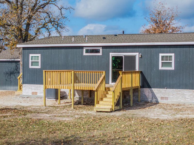 Exterior details and patio area of a home in , Bedias (Image 20). Exterior details and patio area of a home in , Bedias (Image 20).
