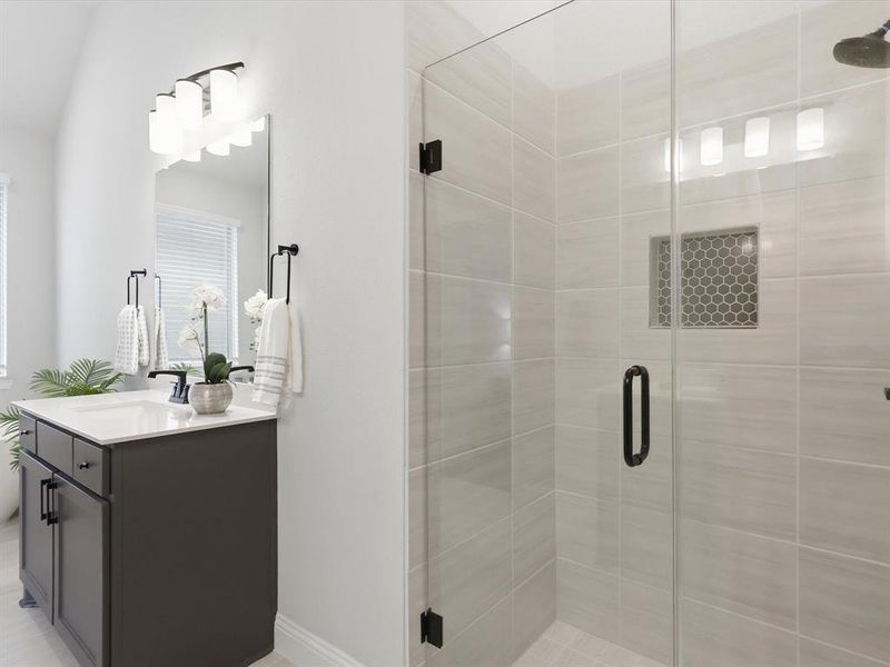 Furnished interior view inside a new home in , Mansfield (Image 17).