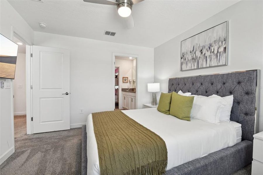 Furnished interior view inside a new home in , Davenport (Image 12).