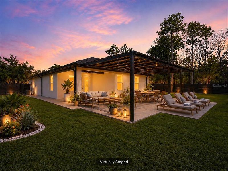 Exterior details and patio area of a home in , Spring Hill (Image 3).