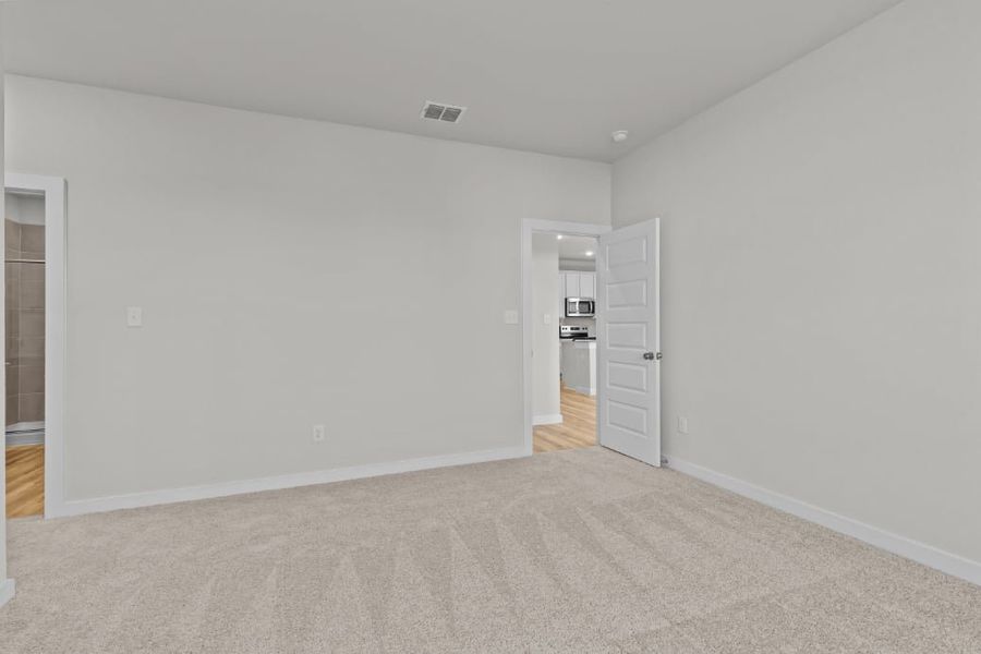 A room with white walls.