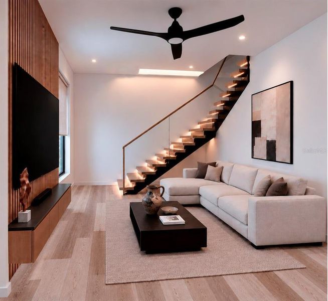 Furnished interior view inside a new home in , Davenport (Image 10). Furnished interior view inside a new home in , Davenport (Image 10).