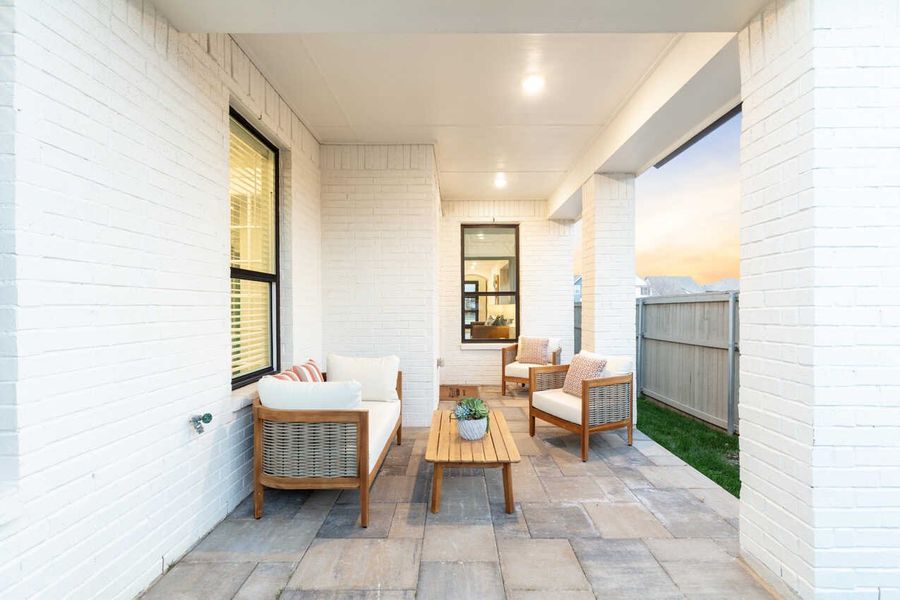 Representative Patio - some options shown Representative Patio - some options shown