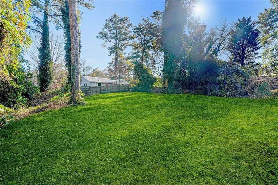 Exterior details and patio area of a home in , Atlanta (Image 19). Exterior details and patio area of a home in , Atlanta (Image 19).