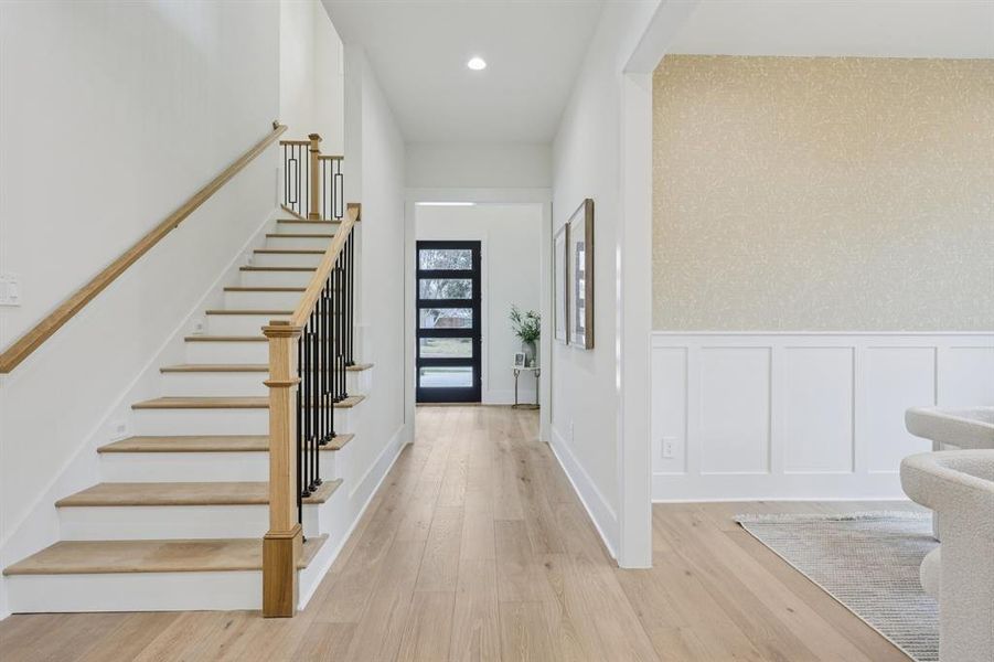 Furnished interior view inside a new home in , Dallas (Image 12).