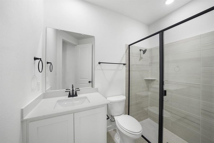 Furnished interior view inside a new home in Inspiration - Paradise Village, Lucas (Image 13).