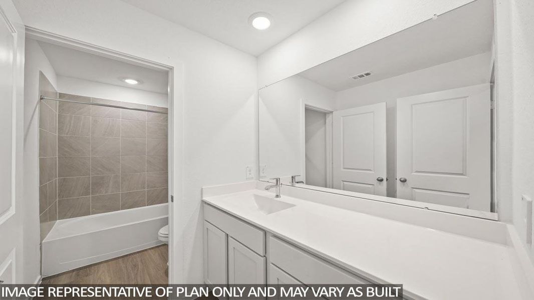 Furnished interior view inside a new home in The Canopies, Splendora (Image 5).