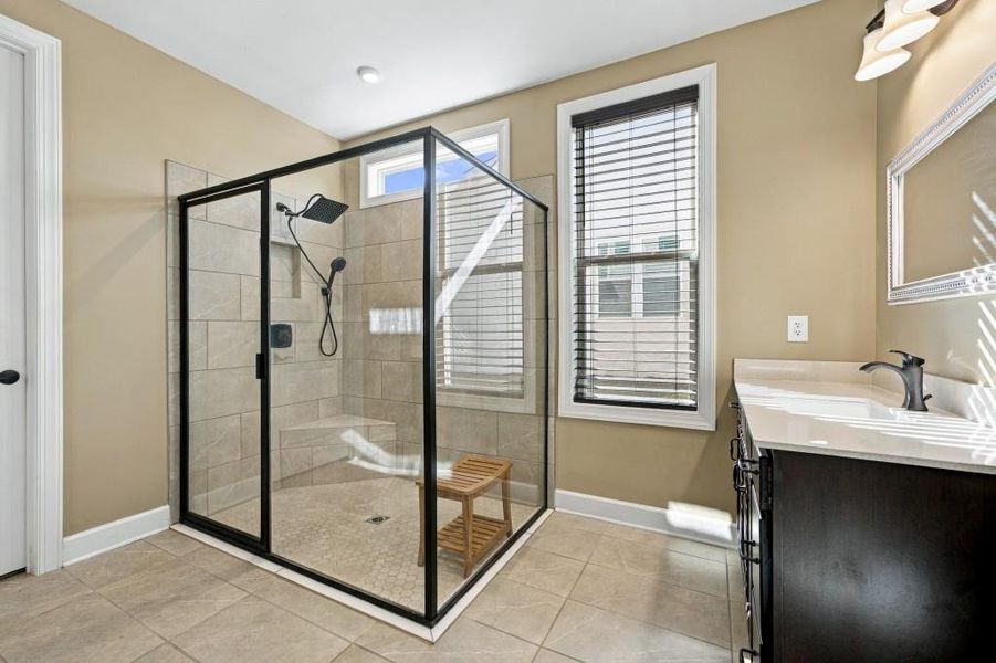 Furnished interior view inside a new home in , Hoschton (Image 18).