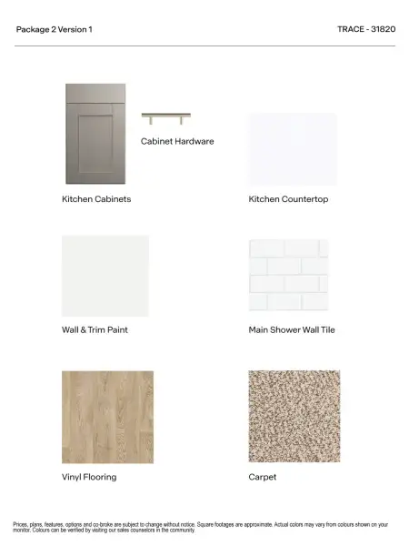 Sample of building materials used in homes in Trace, San Marcos (Image 18).