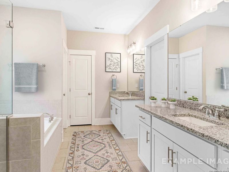 Furnished interior view inside a new home in Ladera, San Antonio (Image 5). Furnished interior view inside a new home in Ladera, San Antonio (Image 5).