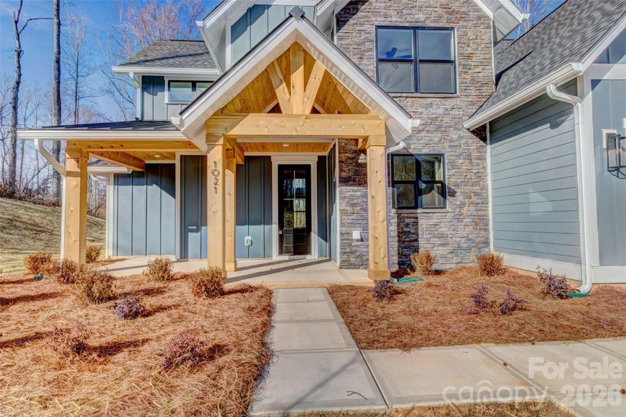 Exterior details and patio area of a home in , Bessemer City (Image 25).
