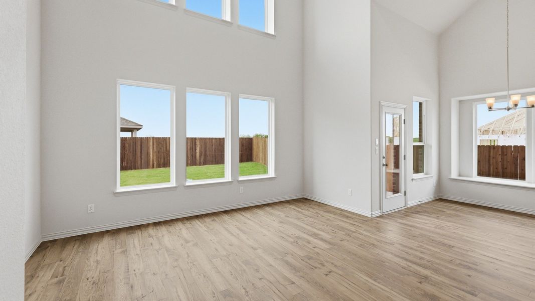 Furnished interior view inside a new home in Churchill, Anna (Image 19). Furnished interior view inside a new home in Churchill, Anna (Image 19).