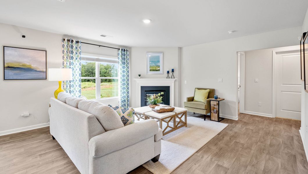 Representative furnished interior of a home built from the Hayden by D.R. Horton in Lakestone, Woodruff (Image 14).