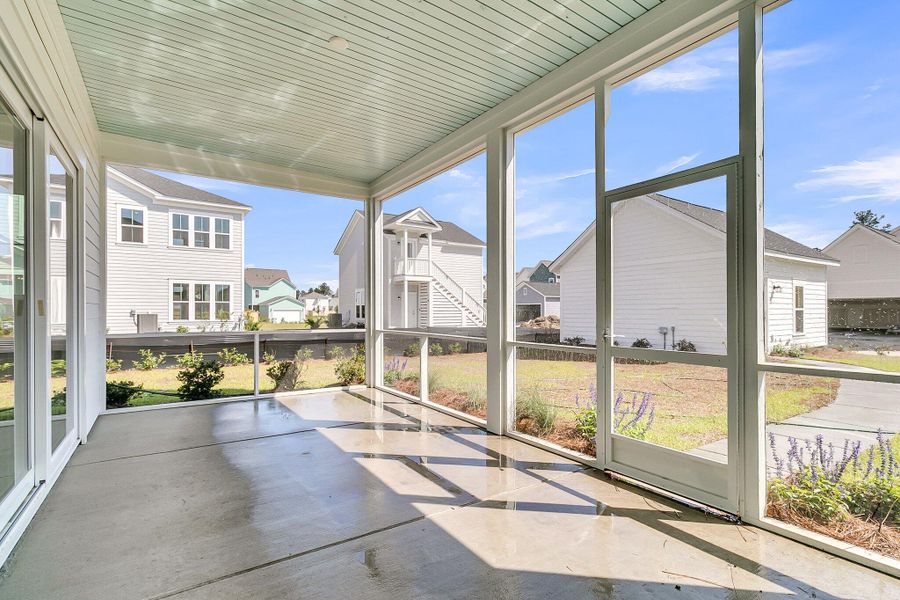 Exterior details and patio area of a home in Midtown at Nexton, Summerville (Image 23).