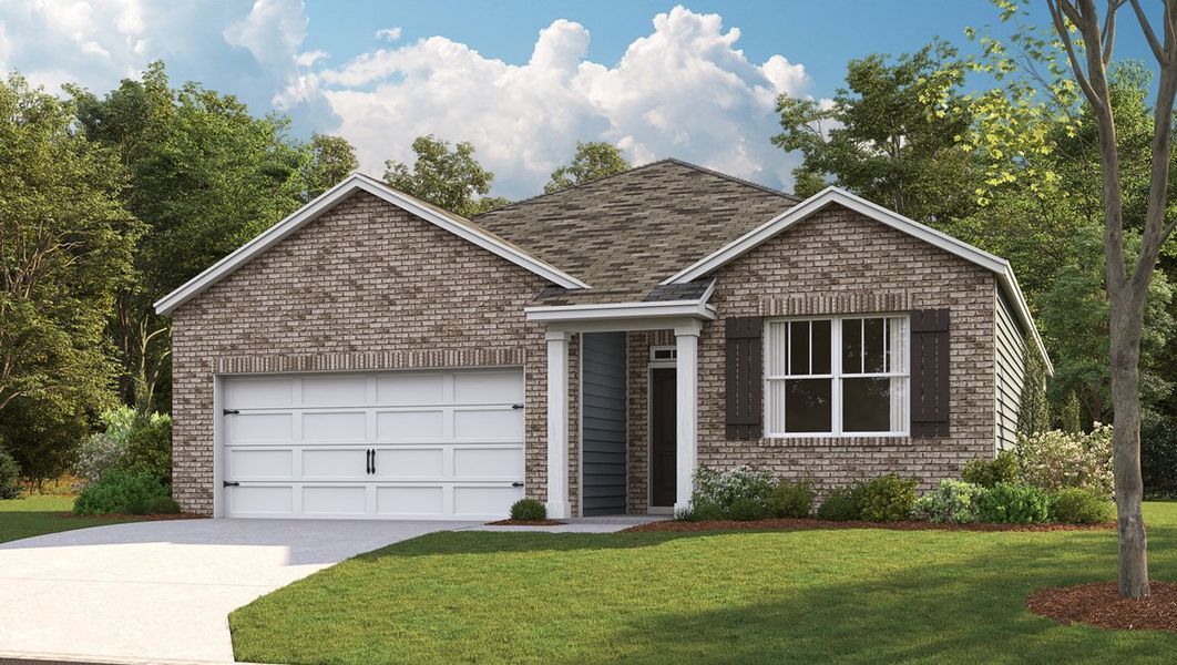 Representative exterior photo of a completed home built from the ARIA by D.R. Horton in Villages of Hunters Point, Lebanon, TN (Image 2).